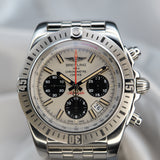 Breitling Chronomat 44 Airborne "Panda" Special Edition AB01154G/G786 44mm White Black Dial Full Set WARRANTY