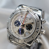 Breitling Chronomat 44 Airborne "Panda" Special Edition AB01154G/G786 44mm White Black Dial Full Set WARRANTY