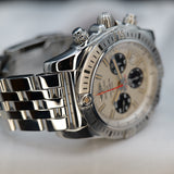 Breitling Chronomat 44 Airborne "Panda" Special Edition AB01154G/G786 44mm White Black Dial Full Set WARRANTY