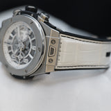 Hublot Big Bang Unico Titanium 411.NE.2010.LR.JSM15 45mm Skeleton Dial Full Set WARRANTY