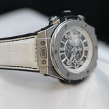 Hublot Big Bang Unico Titanium 411.NE.2010.LR.JSM15 45mm Skeleton Dial Full Set WARRANTY