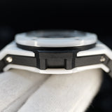 Hublot Big Bang Sang Bleu 415.HX.2027.VR.MXM19 45MM White Ceramic Steel Dial Full Set WARRANTY
