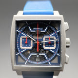 TAG Heuer Monaco Chronograph Skeleton CBL2182.FT6235 39MM Blue Dial Full Set WARRANTY