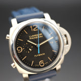 Panerai Luminor 1950 3 Days Chrono Flyback PAM524 PAM00524 44MM Black Dial Full Set WARRANTY