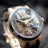 LIMITED EDITION Ulysse Nardin Executive Rose Gold Skeleton Dial Tourbillon 1712-139 45MM Full Set WARRANTY