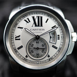 Cartier Calibre de Cartier W7100037 42MM Silver Dial Full Set WARRANTY