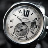 Cartier Calibre de Cartier W7100037 42MM Silver Dial Full Set WARRANTY