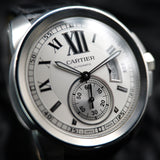 Cartier Calibre de Cartier W7100037 42MM Silver Dial Full Set WARRANTY