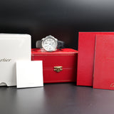 Cartier Calibre de Cartier W7100037 42MM Silver Dial Full Set WARRANTY