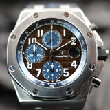 Audemars Piguet Royal Oak Offshore Havana 26470ST.OO.A099CR.01 42MM Blue Brown Dial Full Set WARRANTY