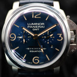 Panerai Luminor Equation of Time PAM00670 47MM Blue Anthracite Dial Full Set WARRANTY