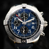 Breitling Avenger Chronograph GMT A24315101C1X2 45MM Blue Dial Full Set WARRANTY