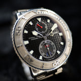 Ulysse Nardin Maxi Diver 263-55 40MM Black Dial Full Set WARRANTY