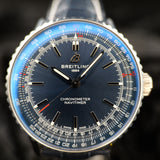 Breitling Navitimer Automatic 41  A17329161C1P1 41MM Steel Blue Dial Full Set WARRANTY