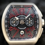 Franck Muller Vanguard Yachting V45 CC DT 44MM Black Titanium Grey Dial Full Set WARRANTY