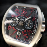 Franck Muller Vanguard Yachting V45 CC DT 44MM Black Titanium Grey Dial Full Set WARRANTY