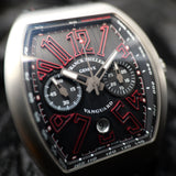 Franck Muller Vanguard Yachting V45 CC DT 44MM Black Titanium Grey Dial Full Set WARRANTY