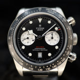 Tudor Black Bay Chronograph Reverse Panda M79360N-0001 41MM Steel Black Dial Full Set WARRANTY
