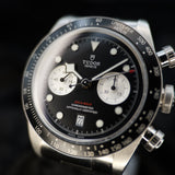 Tudor Black Bay Chronograph Reverse Panda M79360N-0001 41MM Steel Black Dial Full Set WARRANTY