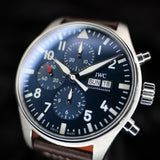 IWC Pilot’s Watch Chronograph Edition “Le Petit Prince” IW377714 43MM Steel Blue Dial Full Set WARRANTY