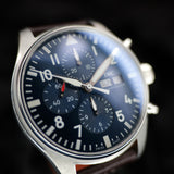 IWC Pilot’s Watch Chronograph Edition “Le Petit Prince” IW377714 43MM Steel Blue Dial Full Set WARRANTY