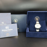 Grand Seiko Spring Drive GMT SBGE005 41MM Steel Silver Dial Full Set WARRANTY