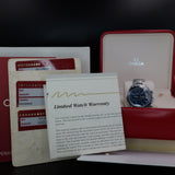 Omega Speedmaster Date 3212.80.00 40MM Blue Dial Full Set WARRANTY