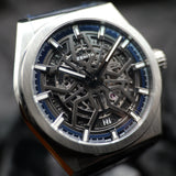 Zenith Defy Classic Titianuim 95.9000.670/78.R584 41MM Skeleton Dial Full Set WARRANTY