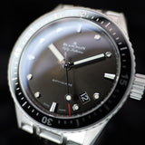 Blancpain Fifty Fathoms Bathyscaphe 5000-1110-70B 43MM Grey Dial Full Set WARRANTY