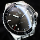 Blancpain Fifty Fathoms Bathyscaphe 5000-1110-70B 43MM Grey Dial Full Set WARRANTY