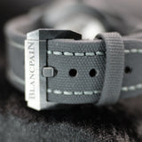 Blancpain Fifty Fathoms Bathyscaphe Quantieme Moonphase 5054-0153-B52A 43MM Green Dial Full Set WARRANTY