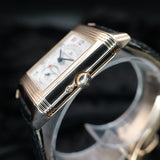 Jaeger-LeCoultre Reverso 26MM 270.2.36 26x42MM Yellow Gold White Dial Full Set WARRANTY
