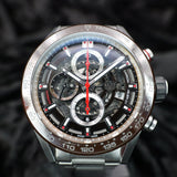 Tag Heuer Carrera Skeleton Dial Chronograph CAR201U.BA0766 43MM Skeleton Dial Full Set WARRANTY