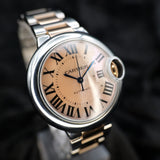Cartier Ballon Bleu W6920098 33MM Steel Mother of Pearl Dial Full Set WARRANTY
