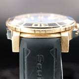 Carl F. Bucherer Patravi ScubaTec Gold 00.10632.22.53.01 44MM Rose Gold Blue Dial WARRANTY