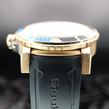 Carl F. Bucherer Patravi ScubaTec Gold 00.10632.22.53.01 44MM Rose Gold Blue Dial WARRANTY