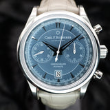 Carl F. Bucherer Manero Flyback 00.10919.08.93.01 43MM Steel Blue Dial WARRANTY