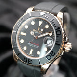 Everose Gold Yacht-Master 37 Watch 268655 37MM Rose Gold Black Dial Full Set WARRANTY