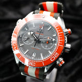 Omega Seamaster Planet Ocean Chronograph 215.32.46.51.99.001 45.5MM Steel Grey Dial Full Set WARRNATY