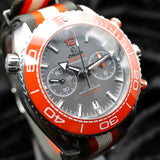 Omega Seamaster Planet Ocean Chronograph 215.32.46.51.99.001 45.5MM Steel Grey Dial Full Set WARRNATY