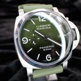 Panerai Luminor Marina Verde Smeraldo PAM01356 PAM1356 44MM Steel Green Full Set WARRANTY