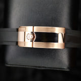 Rolex Everose Gold Yacht-Master 37 Watch 268655 37MM Rose Gold Black Dial Full Set WARRANTY