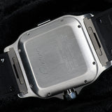 Cartier Santos de Cartier Chronograph WSSA0017 41MM x 54MM Steel White Dial Full Set WARRANTY