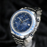 Omega Speedmaster Date 3212.80.00 40MM Blue Dial Full Set WARRANTY