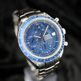 Omega Speedmaster Date 3212.80.00 40MM Blue Dial Full Set WARRANTY