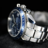 Omega Speedmaster Date 3212.80.00 40MM Blue Dial Full Set WARRANTY