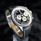 Breitling Navitimer Vintage Dated 1972 7806 41MM Black Dial Watch and Papers WARRANTY