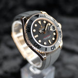 Rolex Everose Gold Yacht-Master 37 Watch 268655 37MM Rose Gold Black Dial Full Set WARRANTY
