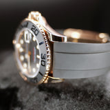 Rolex Everose Gold Yacht-Master 37 Watch 268655 37MM Rose Gold Black Dial Full Set WARRANTY