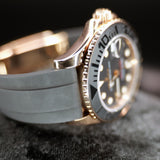 Rolex Everose Gold Yacht-Master 37 Watch 268655 37MM Rose Gold Black Dial Full Set WARRANTY